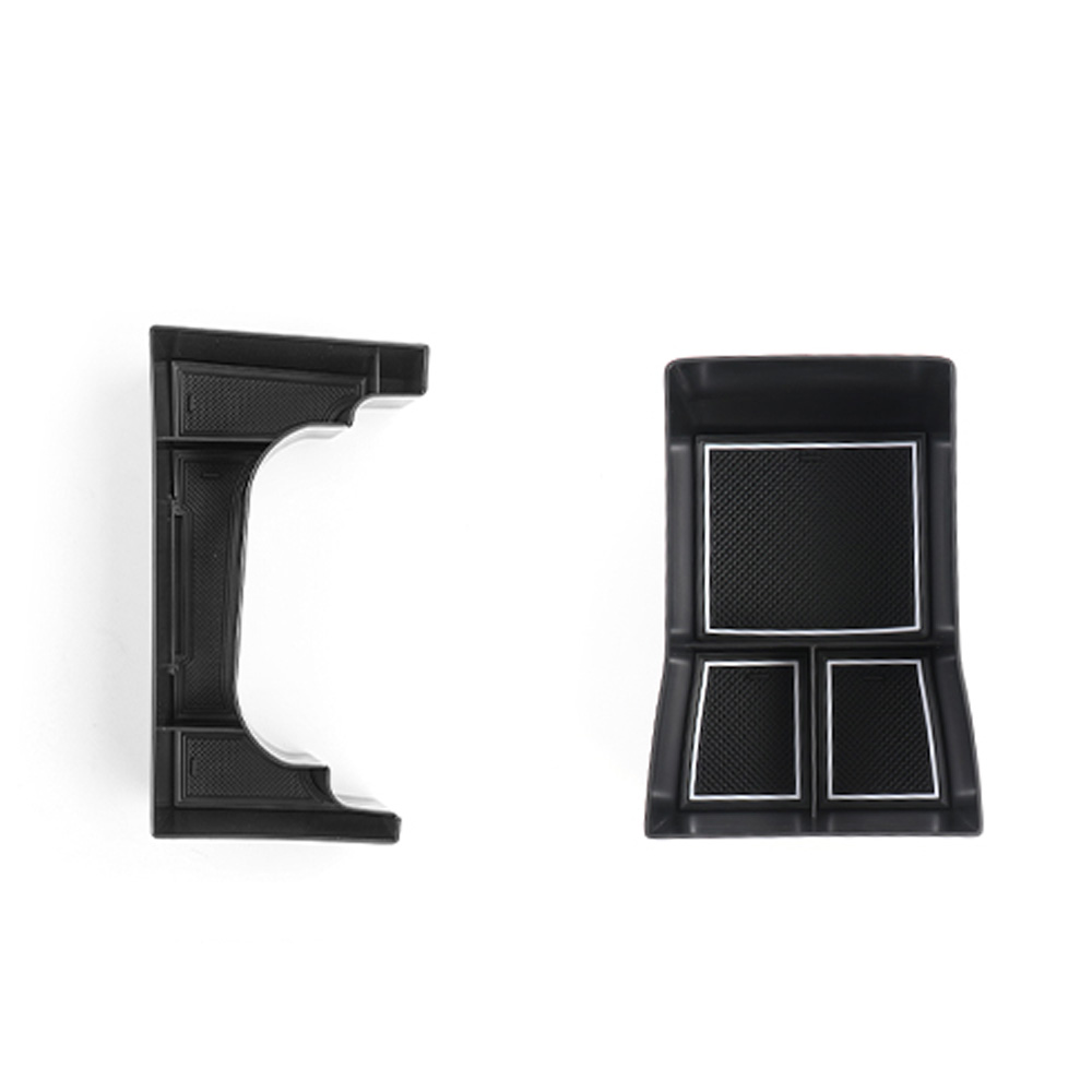 Central Console First Row Armrest Storage Box Console Lower Tray For Hyundai Kona 2024 Interior Accessories