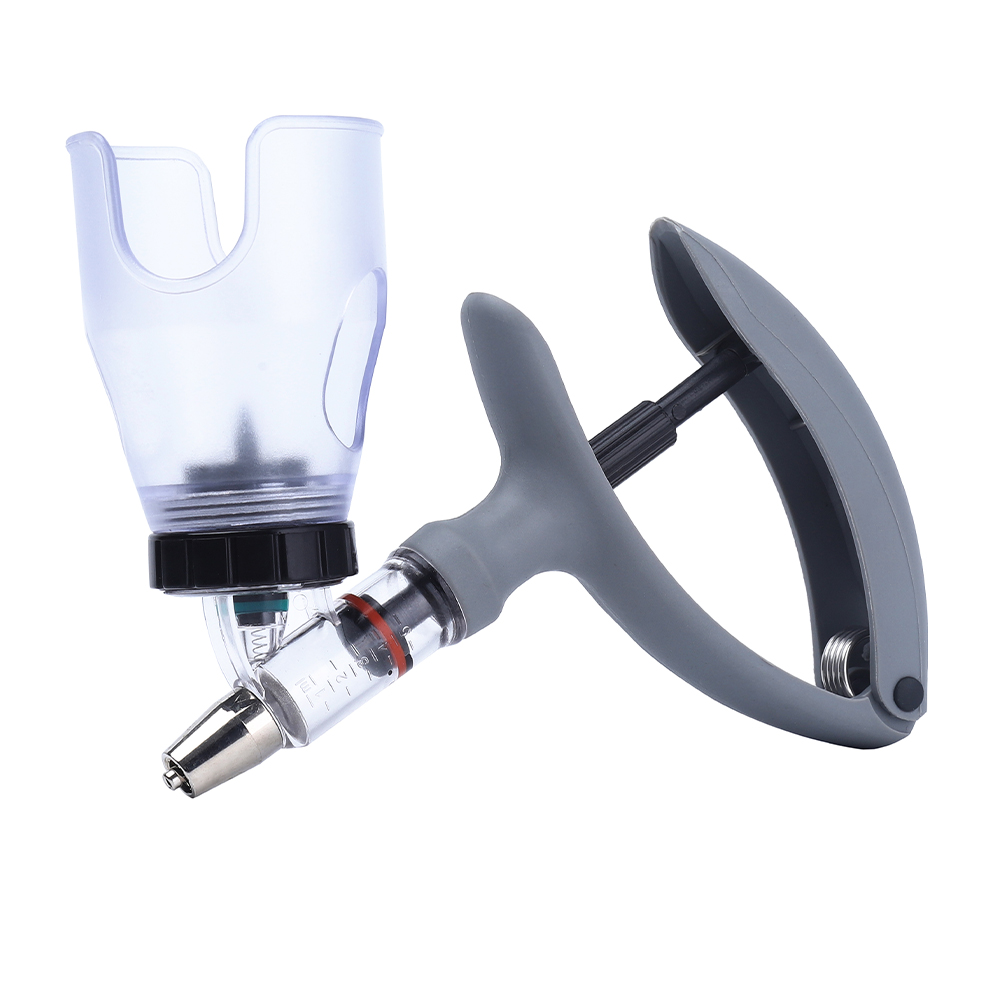 1 Pc 2/5ml Poultry Automatic Syringe With Vaccine Bottle Veterinary Continuous Injector Adjustable Vaccine Injection