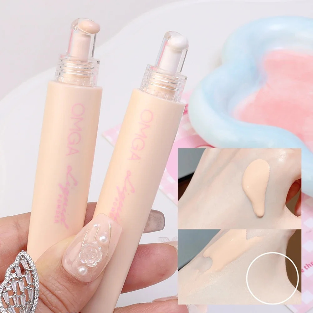 Professional Foundation Cream Waterproof Lasting Base Brighten Cover Dark Circles Concealer Cosmetics for Women 240621