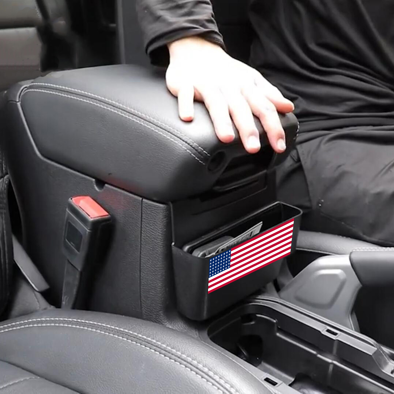 Car Center Console Armrest Storage Box Organizer Tray for Jeep Wrangler JL Gladiator JT 2018-2023 Stowing Tidying Accessories