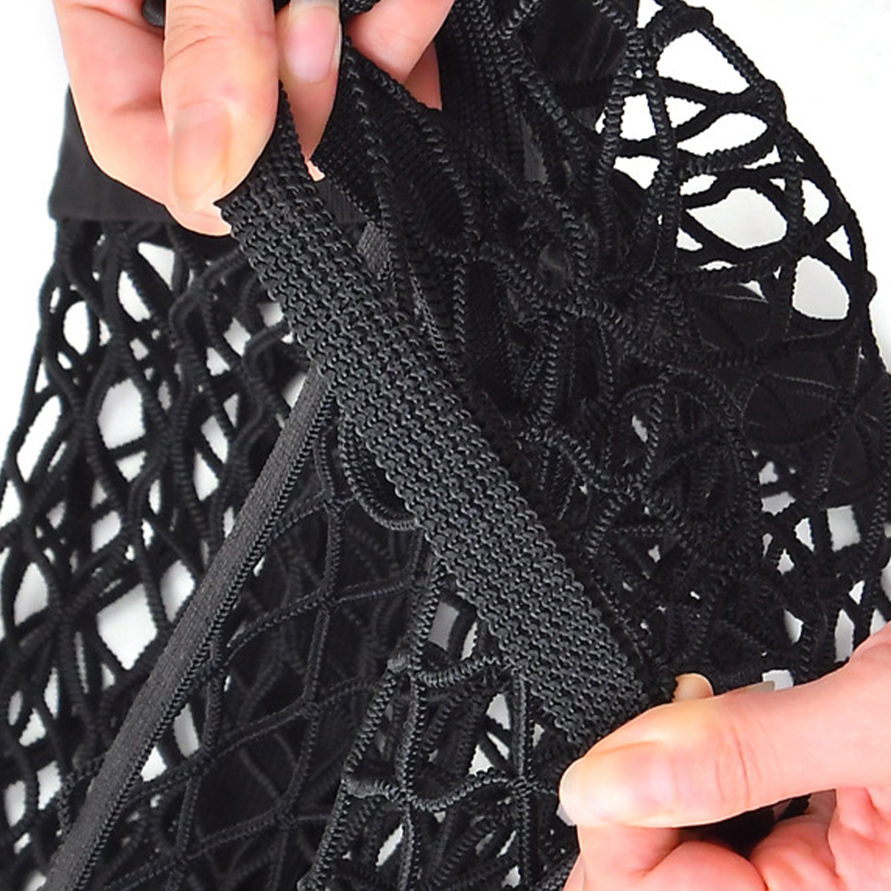 High Elastic Cargo Net for Pickup Truck Bed 4'x4' Stretch to 7'x7' Double Layer Bungee Net Mesh for Ford F150 SVT Raptor Tundra