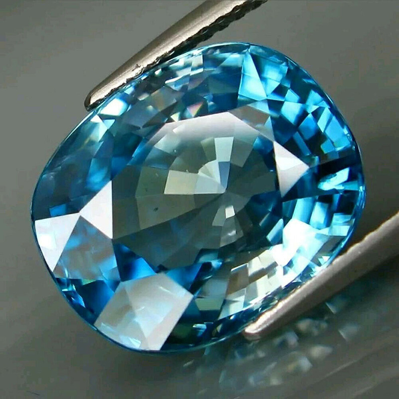 Gorgeous Stunning Wedding Rings Luxury Jewelry Elegant Sterling Silver Gold Fill Large Aquamarine CZ Diamond Party Eternity Women Bridal Ring Gift