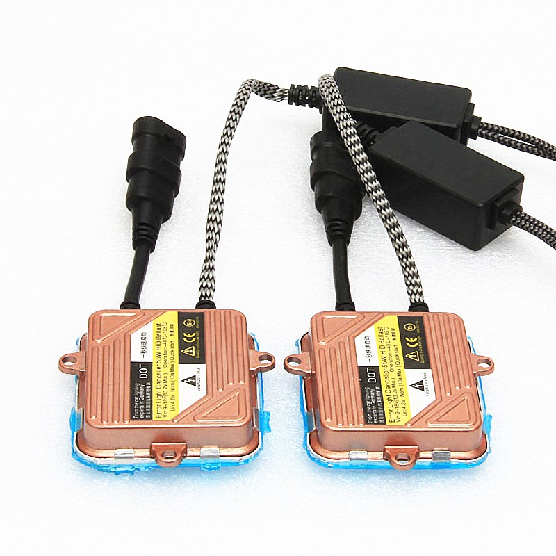 fast bright 55W 6000K 8000K 10000K MINI BALLAST 12V XENON H4 HIGH LOW H11 9005 9006 H7 H1 HID headlight