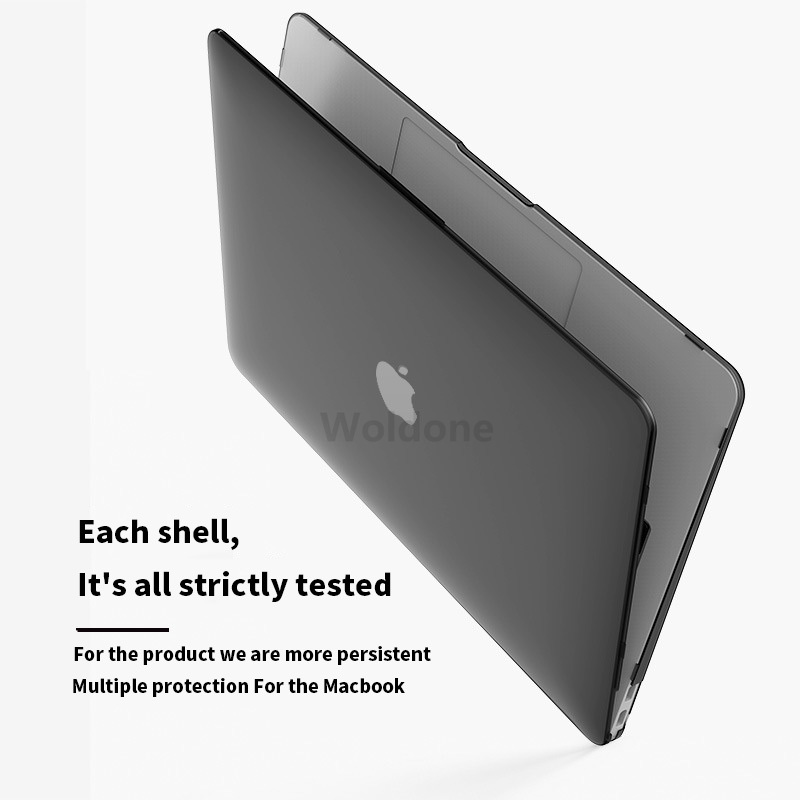 Matte Frosted Case Laptop Case for Apple MacBook Air M1 Pro 13.3 15 13 12 Inch Case New Pro 13 A1932 A1989 Cover with Touch Bar