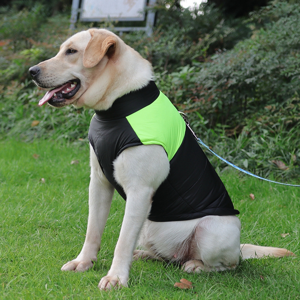 Winter Pet Dog Clothing Warm Big Dog Coat Dog Clothing Waterproof Pet Vest Golden Retriever Coat