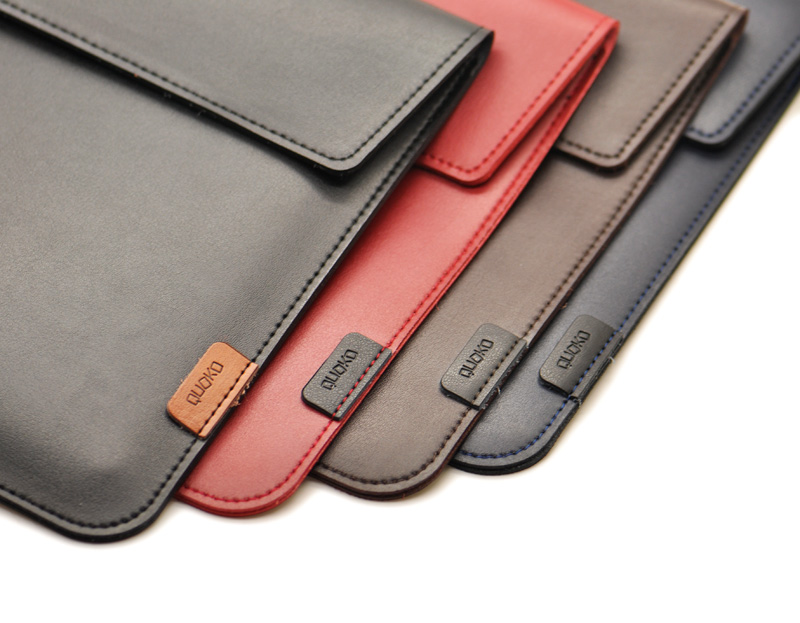 Transversal style of briefcase laptop sleeve pouch cover,microfiber leather laptop sleeve case for MacBook Pro 13/15 2016/2017