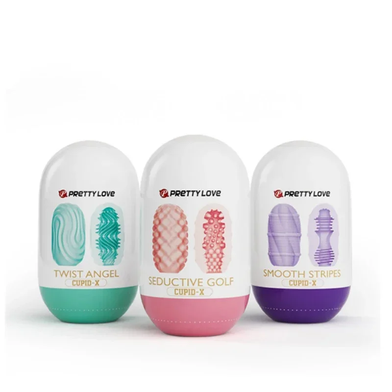 Mini Masturbator Cups Pocket Pussy Egg Particle Thread Portable Soft Stimulator Penis Massager Adult Sex Product for Men