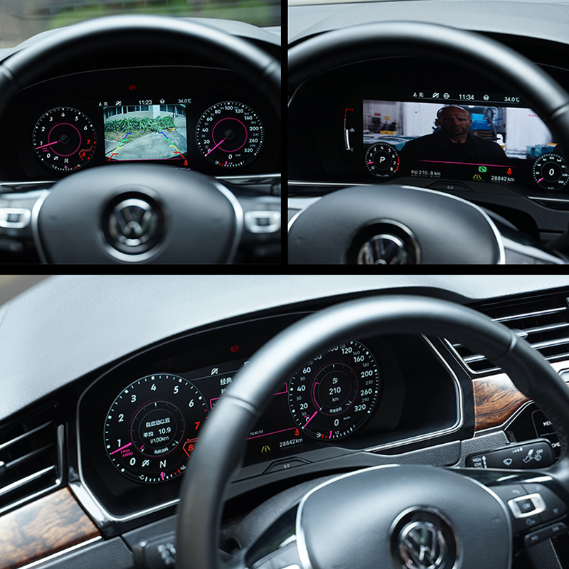 12.3'' Lcd Digital Dashboard Cluster For VW Scirocco Jetta Golf 6 7 MK7 Passat B8 B7 modify Auto Radio Instrument Paneel Cockpit