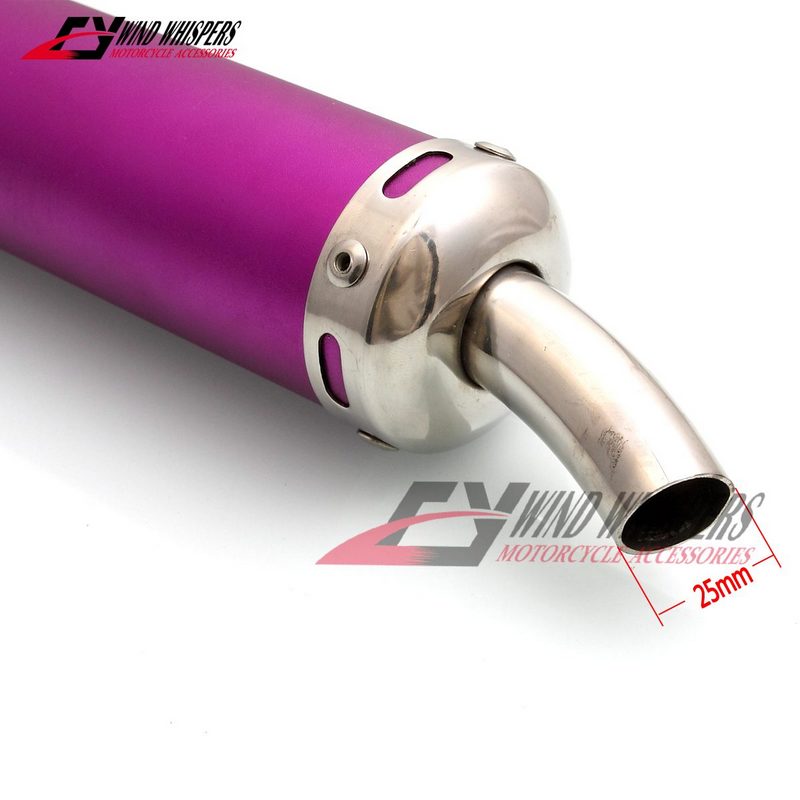 360X60mm 50-250CC Two stroke Scooter Dirt motorcycle Universal Modified exhaust pipe For NSR250 TZR125 TZM150 RVG250 TSR200