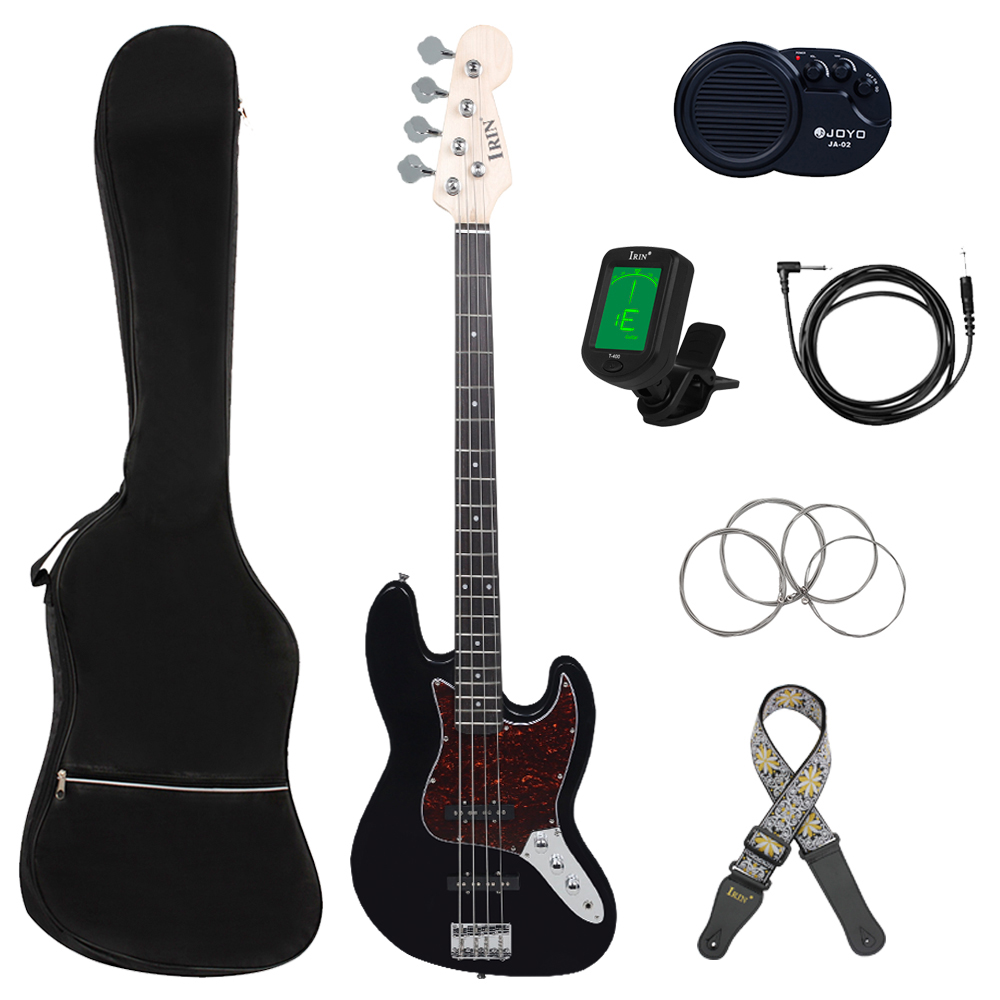 IRIN 4 Strings 20 Frets Electric Guitar Sapele Bass Guitar Stringed Instrument With Amp Tuner Bass Guitar Parts & Accessories