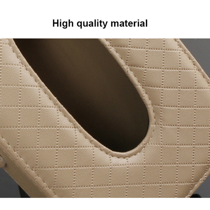 3 Colors Car Seat Back Tissue Universal Car Tissue Box Holder Organizer Storage Bag Non-Slip Durable Auto Interior Accessories