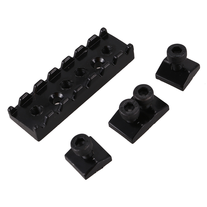200 Piece Bass And Guitar Pickguard Screws Scratch Plate & 1X 7 String Locking Nut Electric Guitar Nut Tremolo Bridge