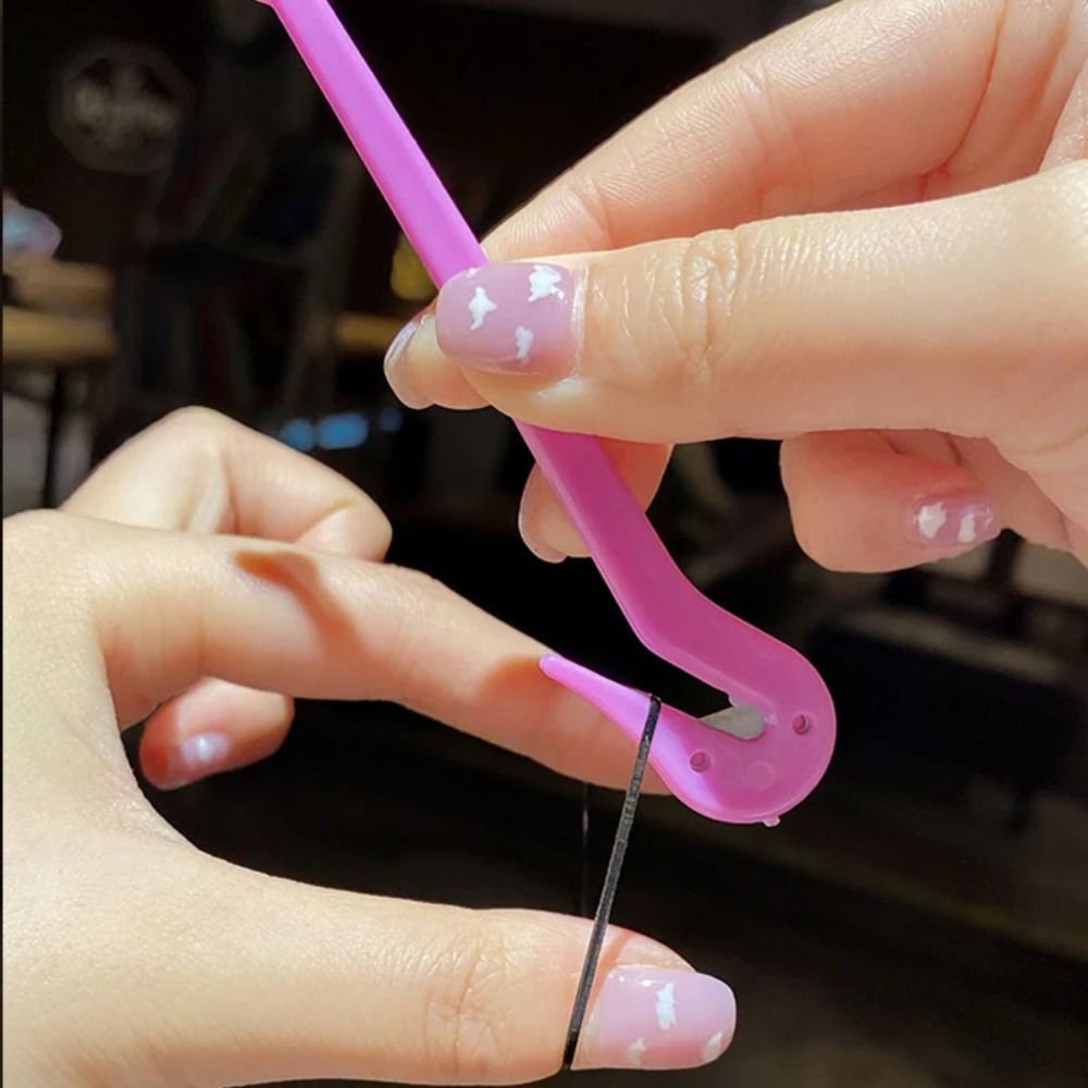 Elastic Hair Band Cutters Disposable Rubber Band Remover Pain Free Hair Ties Removing Tool Styling Accessories For Girls Kids
