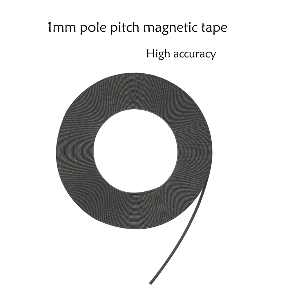 TR10 1+1mm High Accuracy Magnetic Tape Pole Length 1mm Strip Size 10*1.5mm for Magnetic Sensor Lathe Woodworking Stone