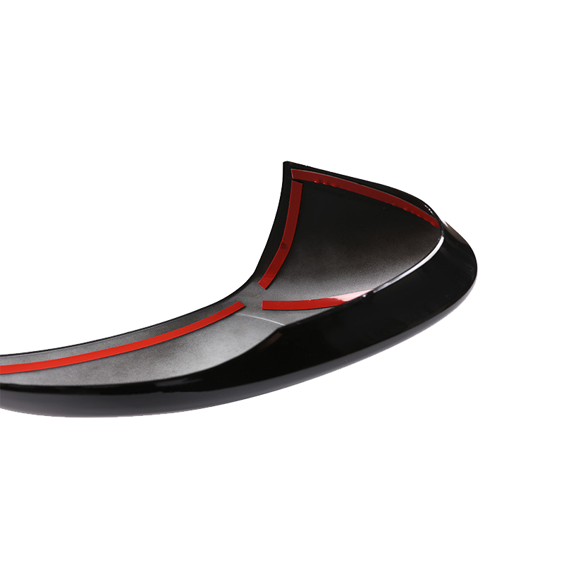 2 Pcs Glossy Black ABS For Alfa Romeo Stelvio 2017-2020 Rear View Mirror Cover Trim Car Accessories