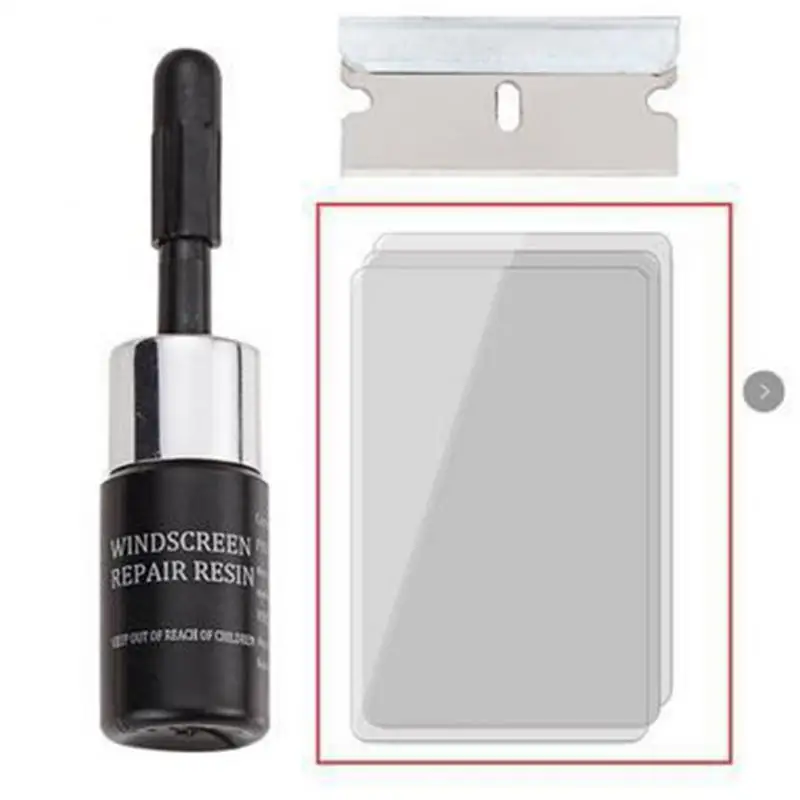 Car Windshield Cracked Repair Glue Window Glass Curing Glue Auto Glass Scratch Crack Restore Kit Glass Epoxy Resin Repair Glue