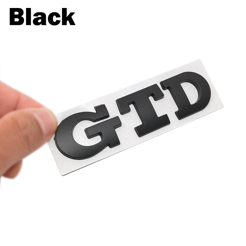 1pcs Car 3D Metal GTD Decals Head Grill Emblem Rear Badge For VW VOLKSWAGEN Golf 2 4 5 6 7 8 R MK4 MK5 MK6 MK7 Styling Sticker