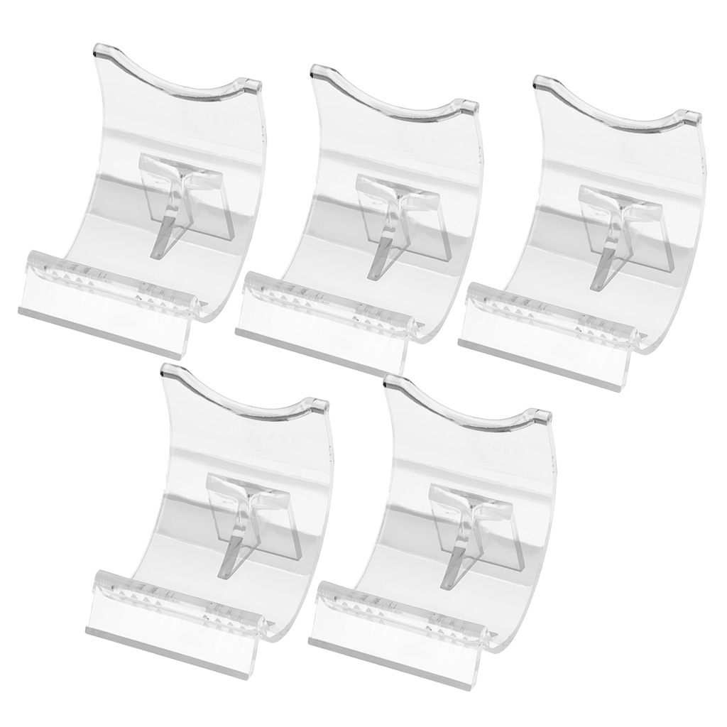 5-Pack Acrylic Display Stand Clear Holder Support Bracket for Lighter/ Jewelry / Watch - 5 X 5 X 4CM