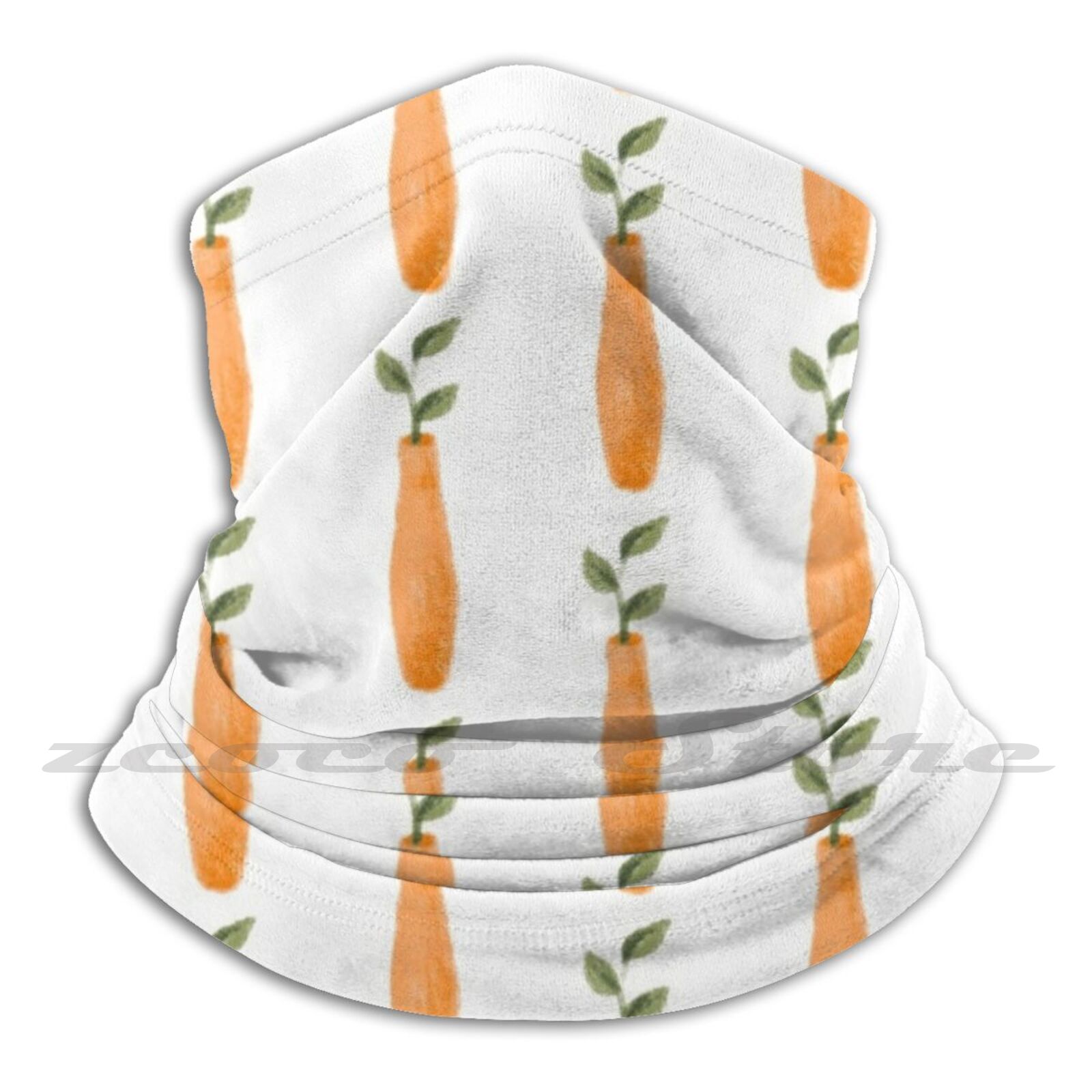 Sprout Adult Kids Knit Hat Hedging Cap Outdoor Sports Breathable Sprout Plant Plants Planting Leaves Leaf Little Cute Orange