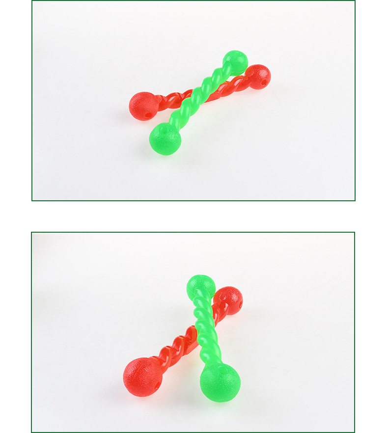 Rubber teething stick gnawing toy Teeth cleaning and grinding interactive dog toy