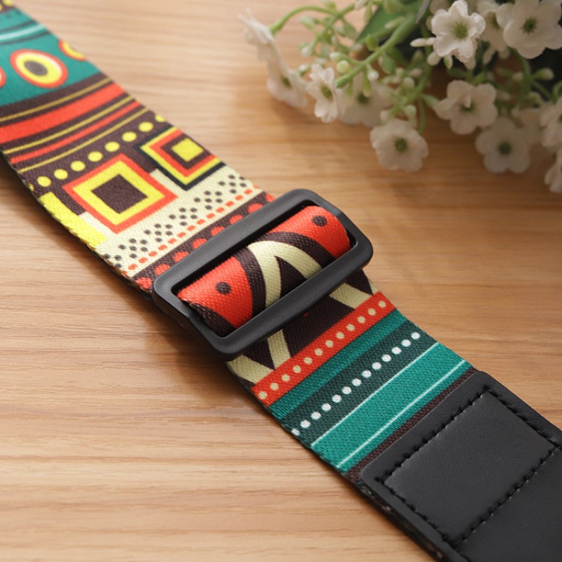 Adjustable Guitar Strap for Acoustic Electric Bass Guitar Musical Accessories Polyester Individual Guitar Belt