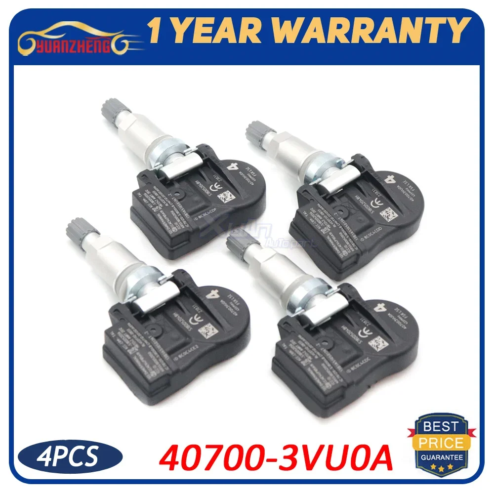 Car 40700-3VU0A TPMS Tire Pressure Monitor Sensor For Nissan Rogue NOTE QASHQAI TIIDA Hatchback X-T Renault ESPACE V KOLEOS
