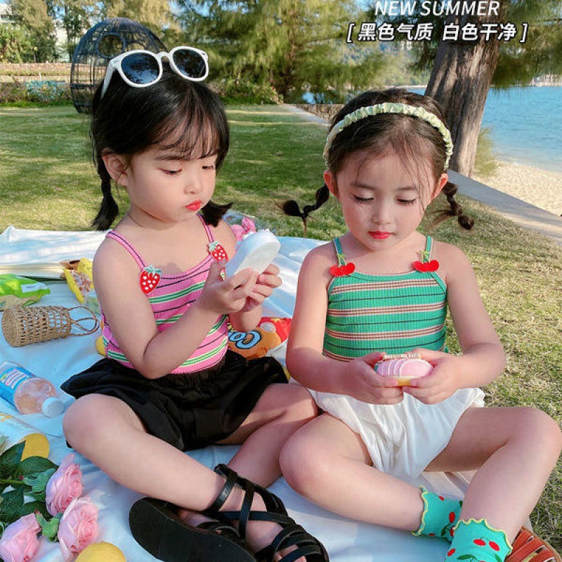 Kids Girls Black White Shorts 2021 New Baby Girls Cute Bloomers Solid Casual Pumpkin Pants Summer Loose Underpants For 12M-6Y