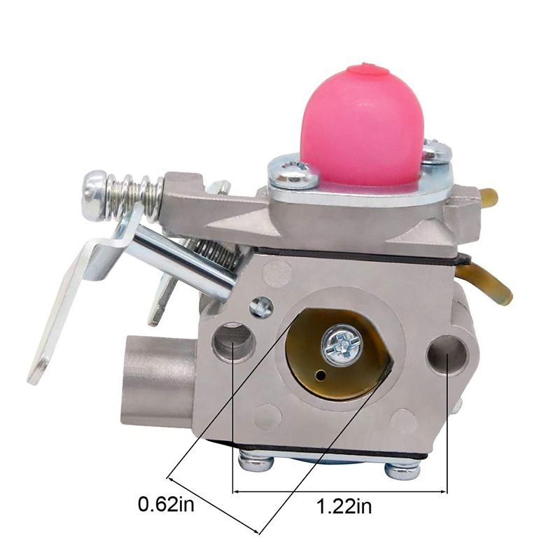 Weed Eater PE550Carburetor for Poulan GE21 PP135 Gas Edger Trimmer Carburetor for Walbro WT-630 WT-308 530071634 530069654