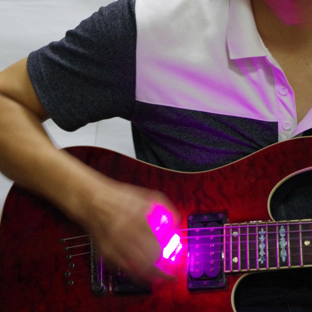 LED Glowing Guitar Pick Unique Picks For Bass Electric Guitar Acoustic Guitar Mandolin And Bass Touch Luminous Guitar Plectrum