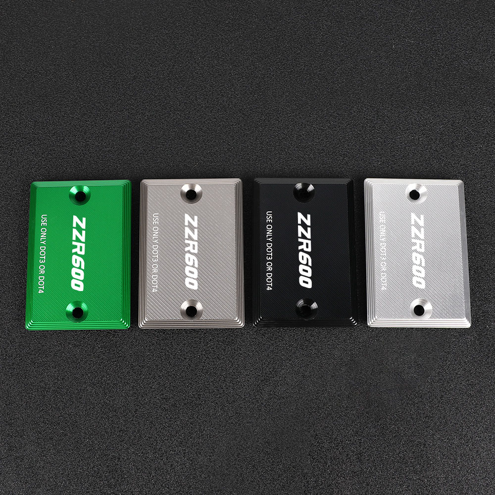 ZZR 600 Motorcycle CNC Front Brake Fluid Reservoir Oil Cup Cap Master Cylinder Cover FOR KAWASAKI ZZR600 2002 2003 2004 2005