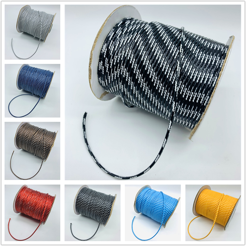 5yards/Lot 2mm Waxed Cord Rope Cord Bracelet Braided Strin Necklace Rope For Jewelry Making DIY Shamballa Rope
