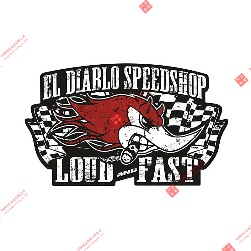 Creative PVC Car Sticker Hot Rod Vintage Racing Tuning Old School Retro Look Motorcycle Stickers Waterproof Car Window Decal