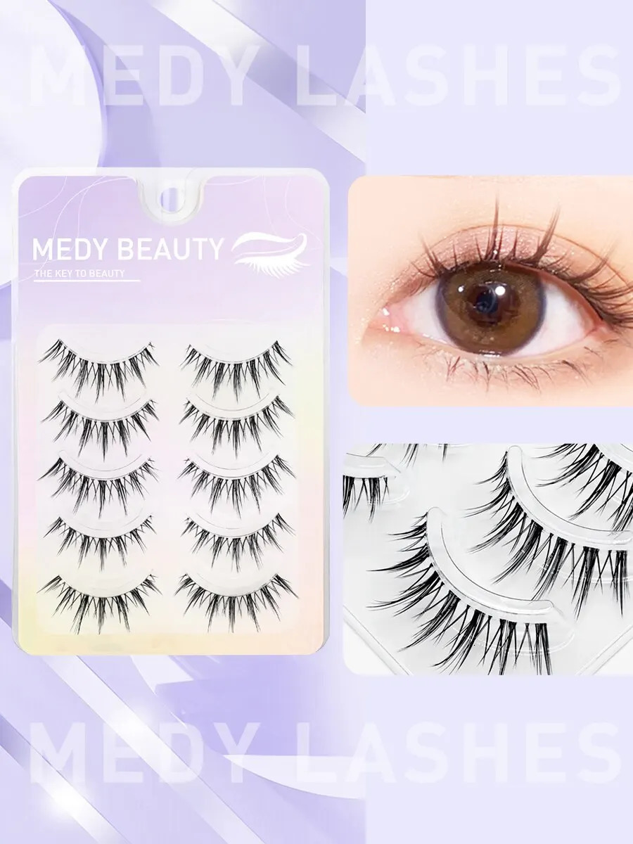 3D Lashes Premade Fan A/M Shape Spikes Cluster Eyelash Mix Extension Individual Makeup Super Natural Wispy DIY Premade Peduncle 240624