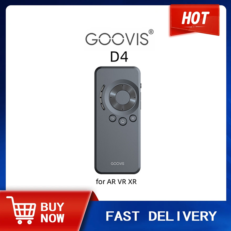New GOOVIS D4 handheld multimedia player head-mounted display control box AR VR XR smart glasses universal dual video output