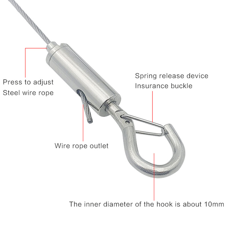 RV Hatch Accessories Caravan Storage Box Hatch Door Pull Motorhome Hatch Door Oblique Pull Wire Rope