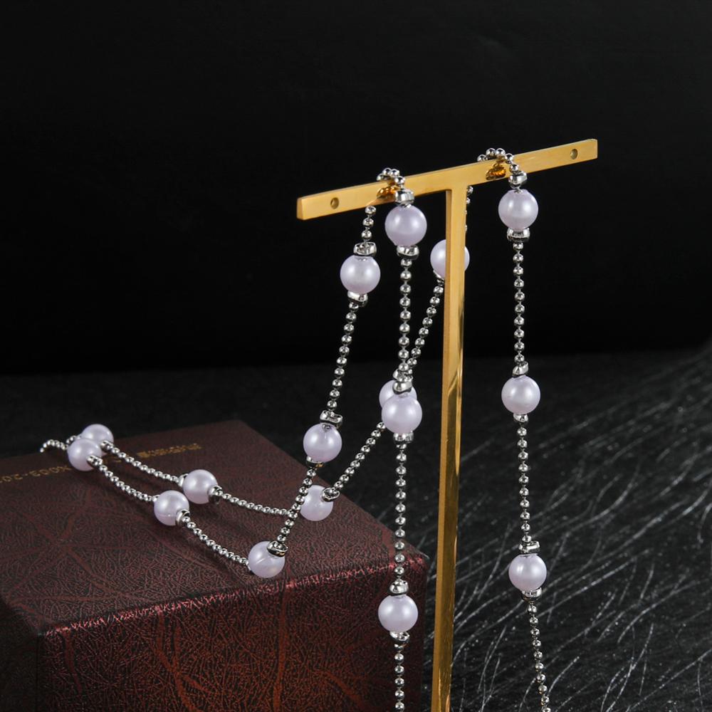 Skyrim New Chic Pearl Beaded Glasses Chain for Women Sunglasses Chains Lanyards Neck Strap Rope Reading Eyeglasses Cord Holder