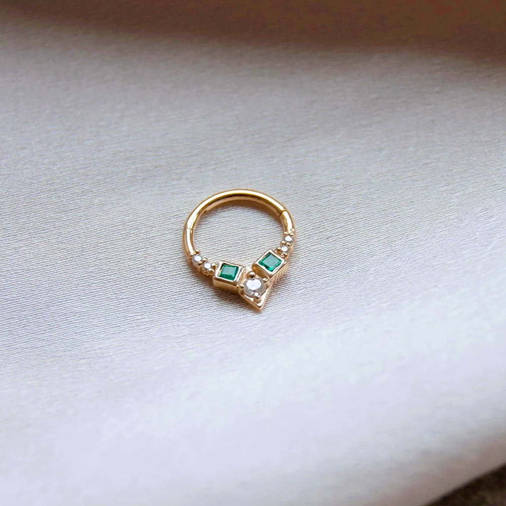 ROXI Personalized Color Diamond Earring 925 Silver Geometric Horse Eye All-match Cartilage Earring Ladies Accessories 2023