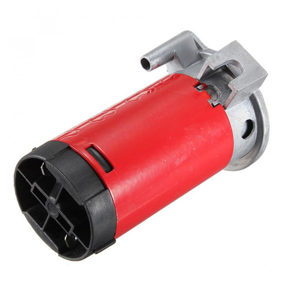 Portable 12V Red Air Horn Pump Compressor Accessory Air Pump Snail Horn Pump for Car Truck Vehicle Boat Motorcycle Speaker