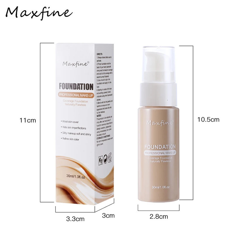 12 Color Matte Liquid Foundation Efficient Waterproof Sweat Proof Concealer Cream Light Thin Delicate Liquid Foundation Makeup 240621