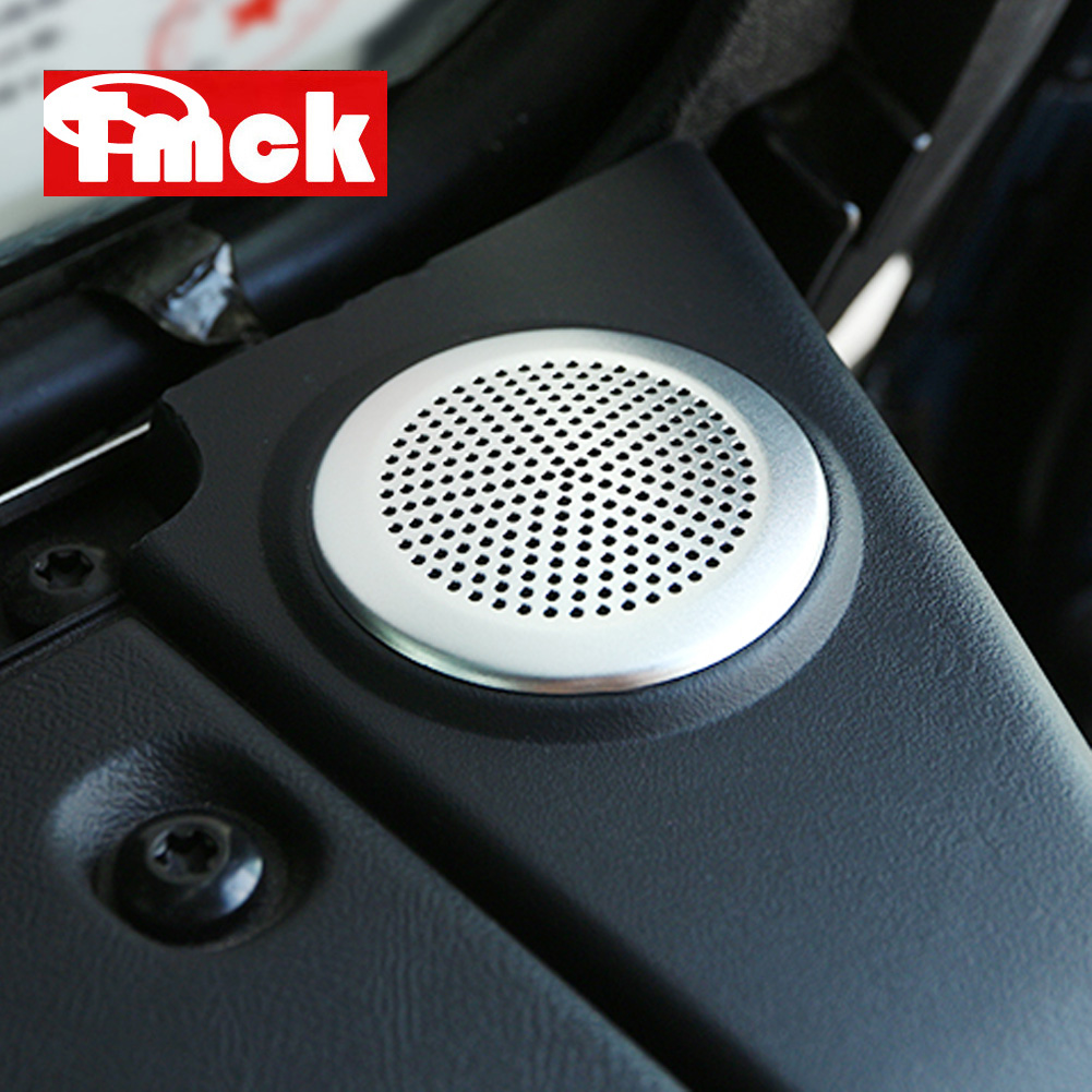 For Jaguar XE/XEL X760 XF/XFL X260 2015-2022 Aluminum Alloy Car Accessories Dashboard Audio Speaker Cover Trim Frame Car Sticker