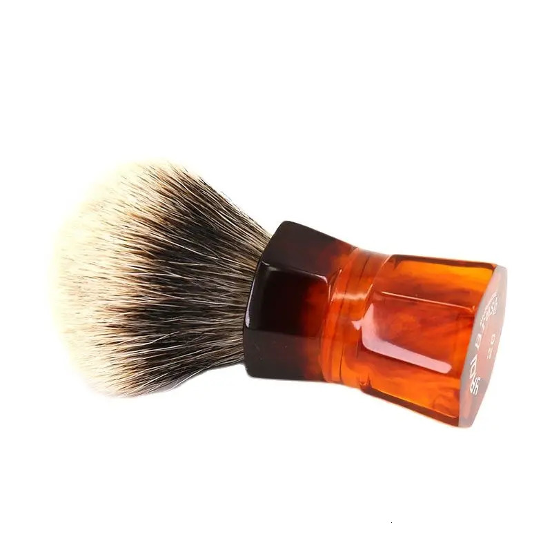 Yaqi 26mm Moka Express Two Band Badger Hair Mens Beard Shaving Brush 240624