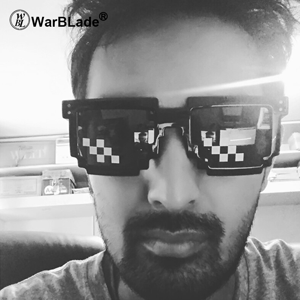 Play cool Glasses LOL Talent Chase girl Sacred Objects Life Sun Glasses Hot Sell Plus Size Polygonal 8 Bits Style Pixel With