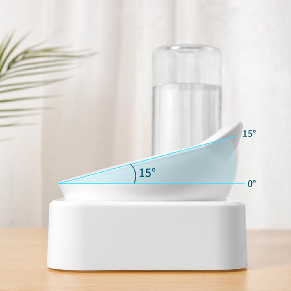 Automatic Drinking Fountain Pet Feeder Dual Port Dog Cat Feeding Food Bowl Kitten Drinker Water Bottle Puppy Water Dispenser