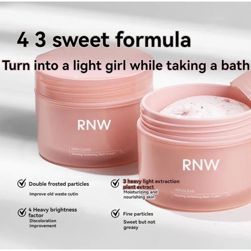 2024 Fruit Acid Scrub Cream Rejuvenation Skin Exfoliate 2-in-1 Body Wash Moisturizing Smoothing Skin Tender Body Care For Women 240624