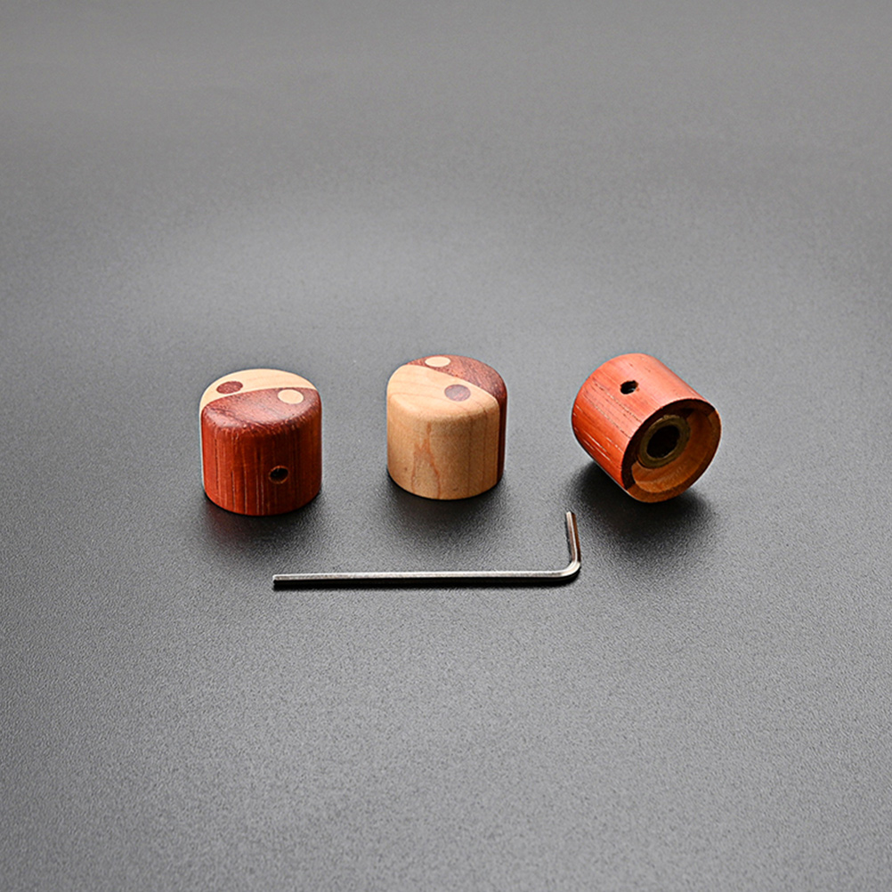 Guitar Knob Volume Knobs Bass Control Caps Electric Potentiometer Sound Tone Instrument Wood Metal Professional
