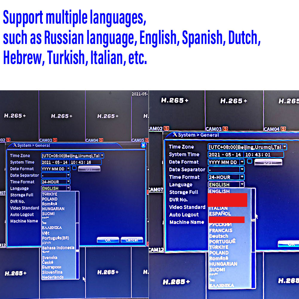 Digital Video Recorder Xmeyepro 16 Channels 1080N Hybrid DVR NVR For CCTV Analog AHD 1080P IP Cameras Surveillance Security