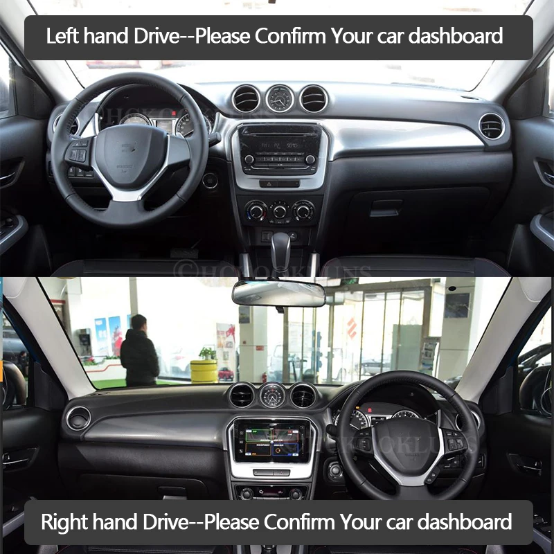 Dashboard Cover Protective Pad for Suzuki Vitara 2015~2019 Accessories Dash Board Sunshade for Maruti LY 2018 2017 2016