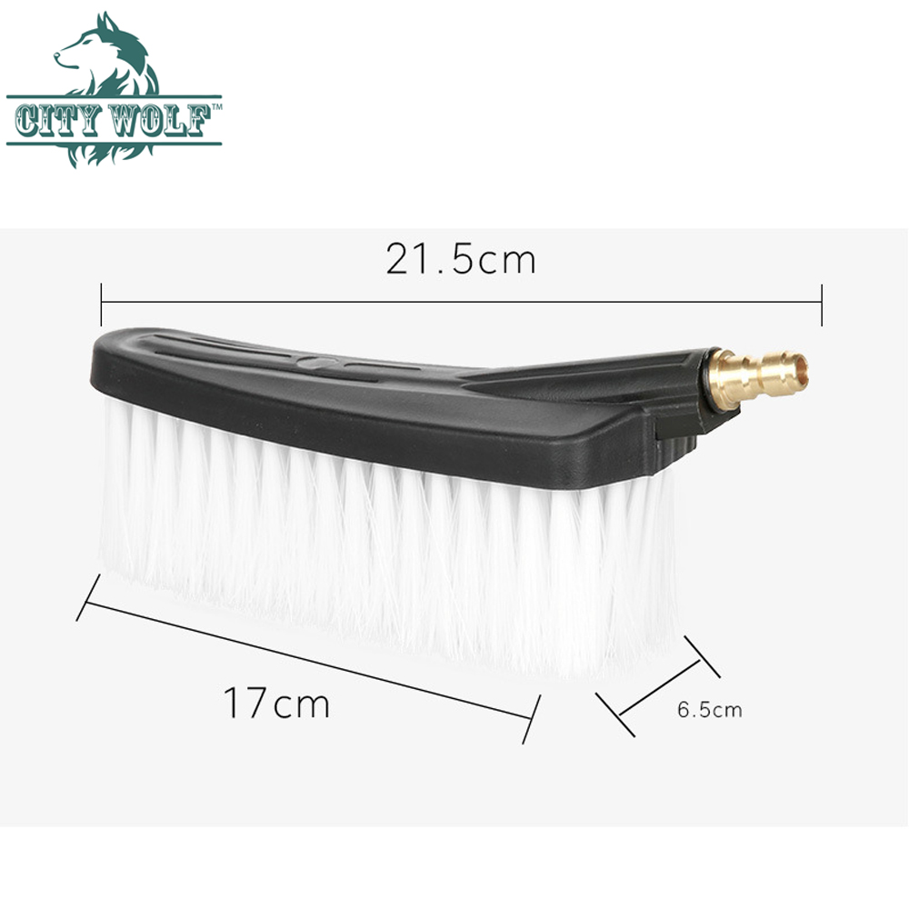 Car washer G1/4 quick connect fix brush high pressure washer accessories window door cleaning tool city wolf