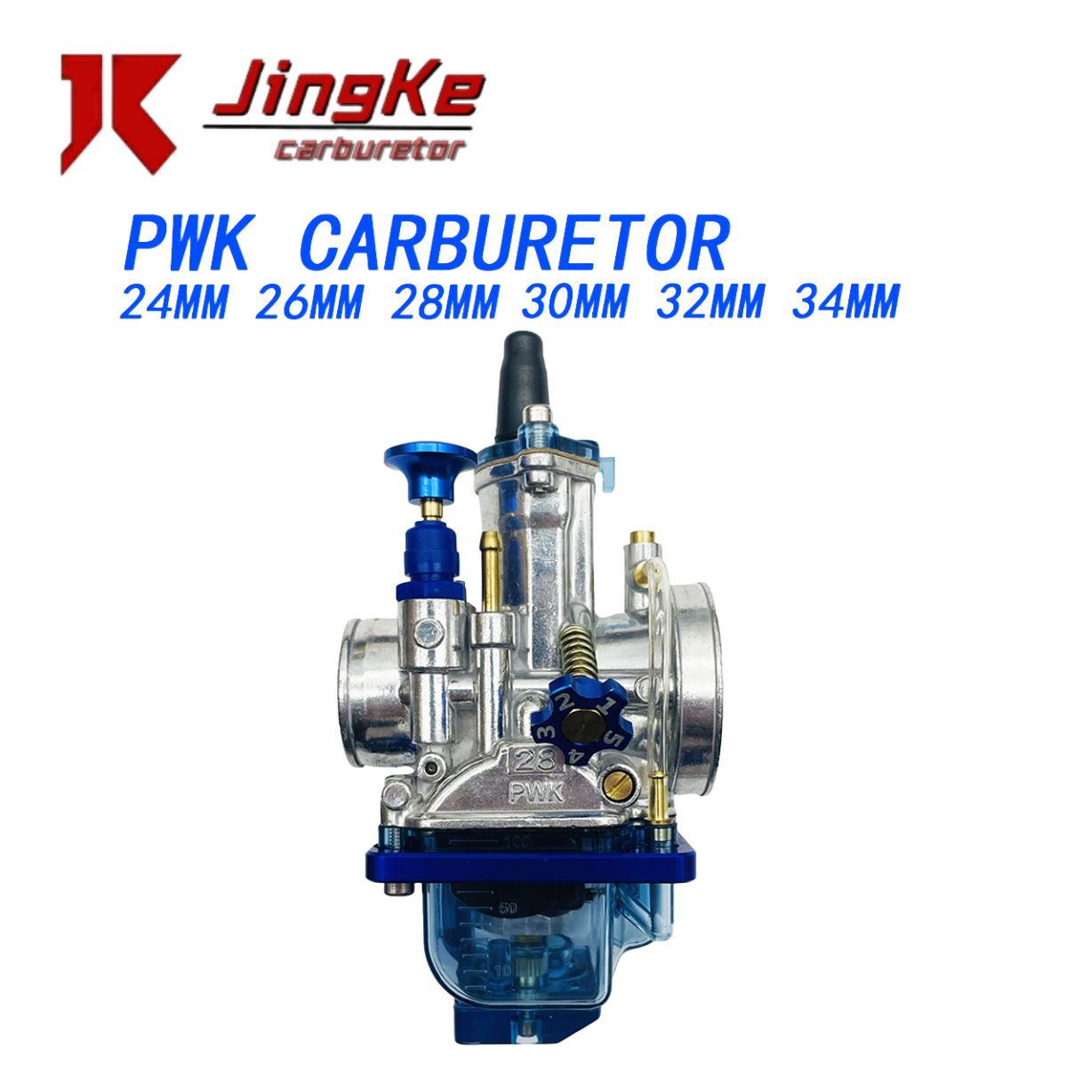 2T 4T Universal 28 Keihin Koso Oko Motorcycle PWK Carburetor 24 26 28 30 32 34mm for ATV UTV 100cc-350CC Engine Zhenguang model
