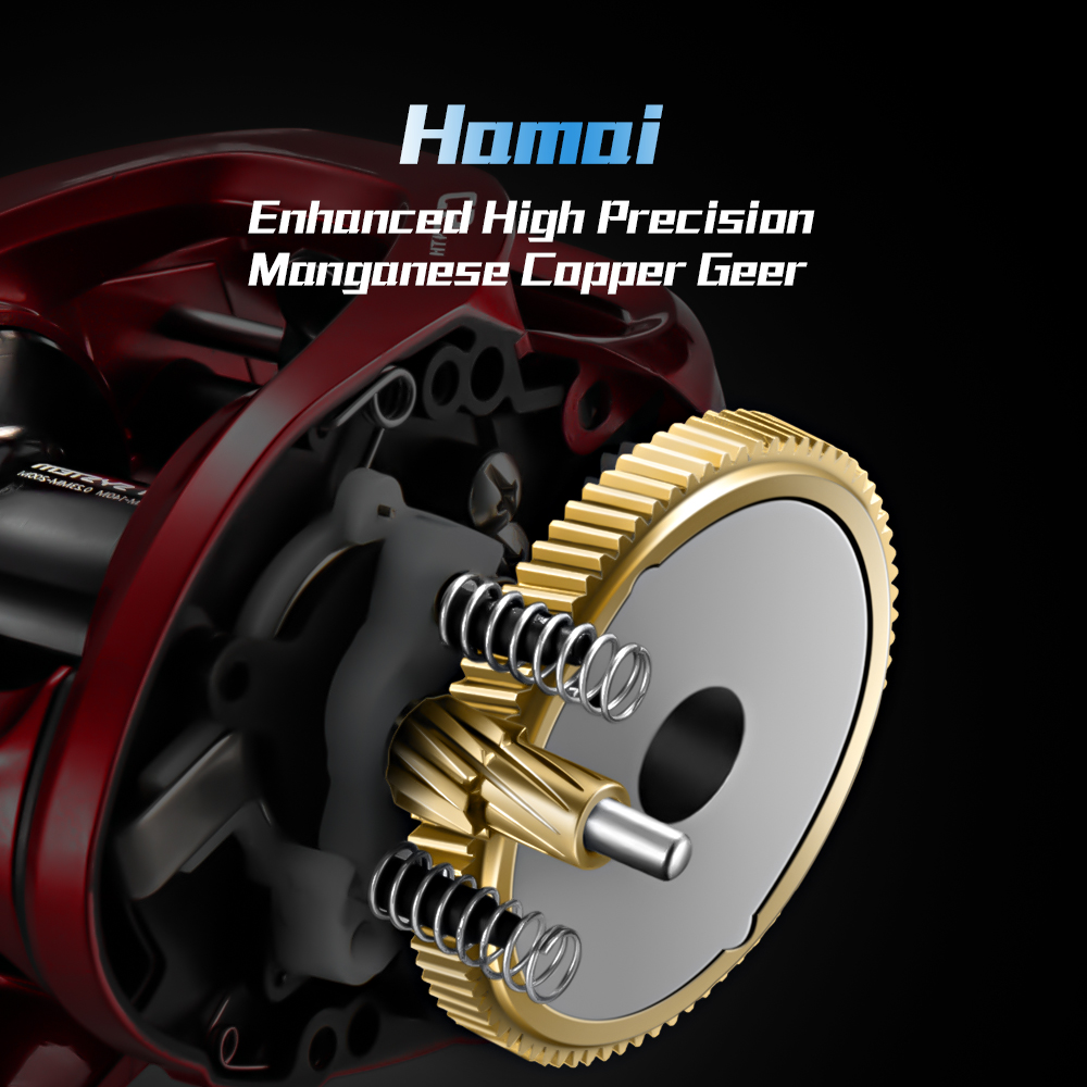 MC150 Baitcaster Reels Centrifugal Brake 9KG Max Power 7+1BB 7.2:1 High-speed Fishing Drag Reel Baicasting Reel Fishing Reels